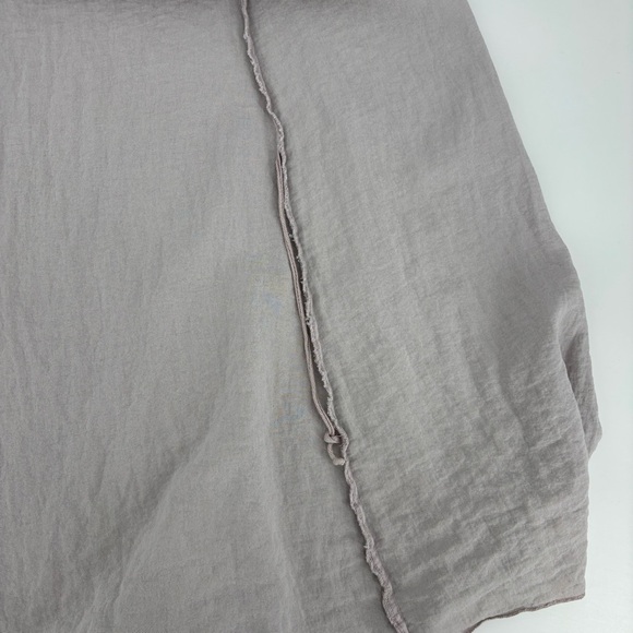 Fenini Rose Grey Adjustable Ruching Pull-On Maxi Skirt, XL - Picture 5 of 15